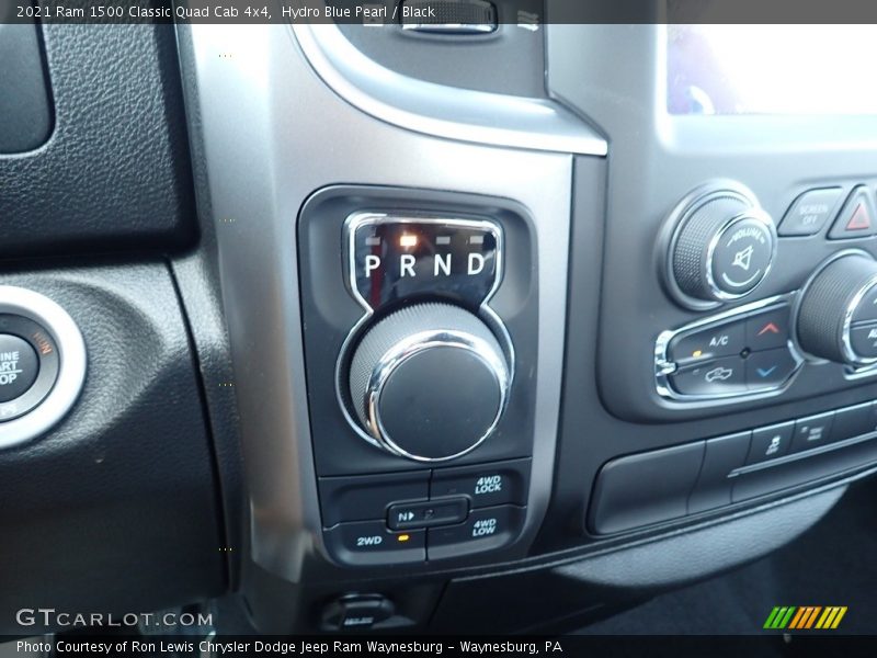 Hydro Blue Pearl / Black 2021 Ram 1500 Classic Quad Cab 4x4