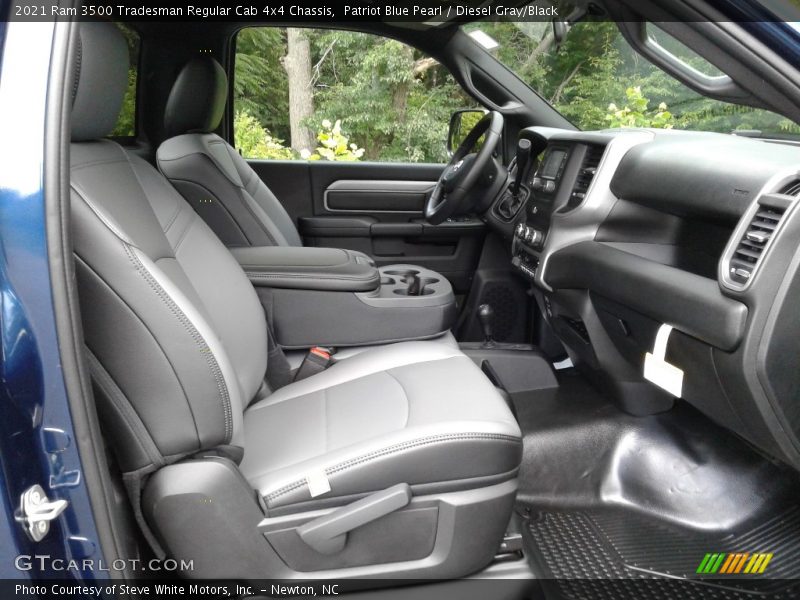 Front Seat of 2021 3500 Tradesman Regular Cab 4x4 Chassis