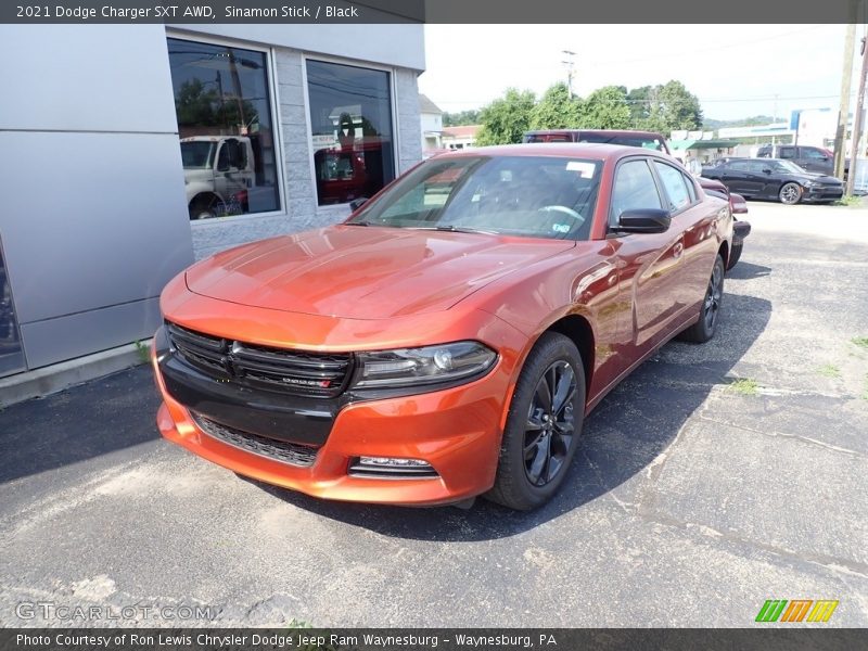 Sinamon Stick / Black 2021 Dodge Charger SXT AWD