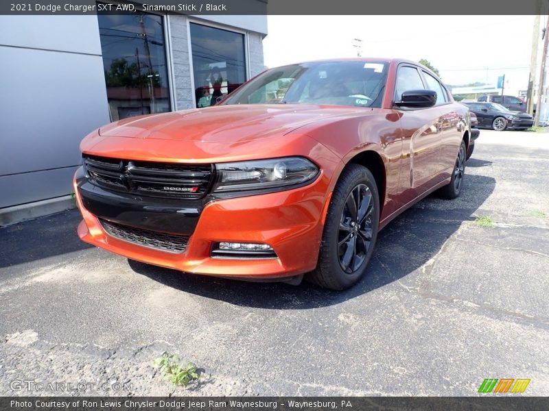 Sinamon Stick / Black 2021 Dodge Charger SXT AWD