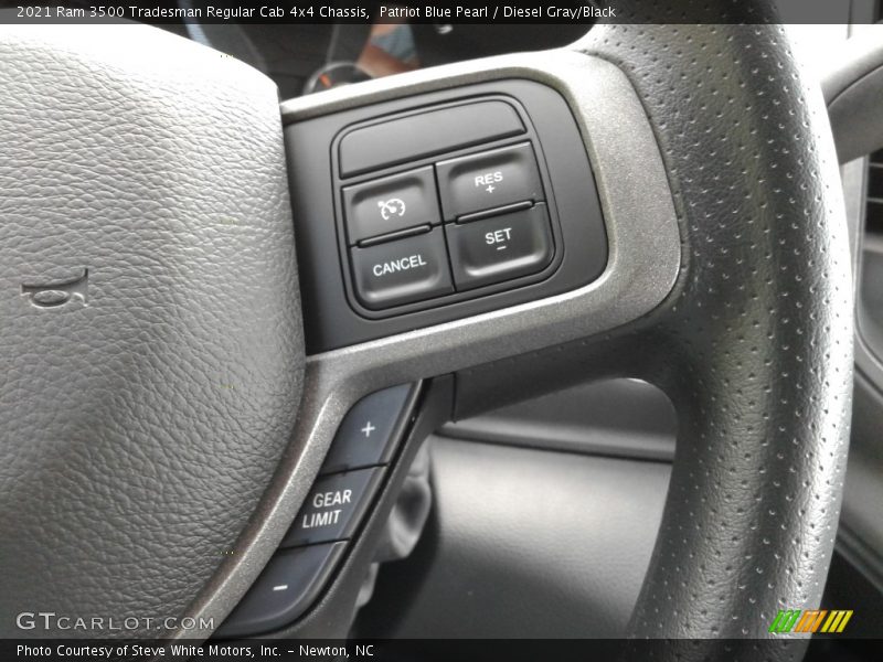  2021 3500 Tradesman Regular Cab 4x4 Chassis Steering Wheel