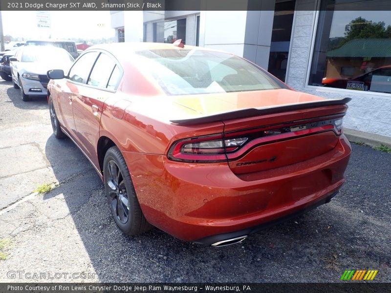 Sinamon Stick / Black 2021 Dodge Charger SXT AWD