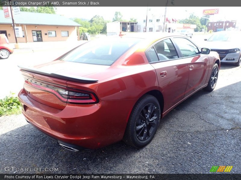 Sinamon Stick / Black 2021 Dodge Charger SXT AWD