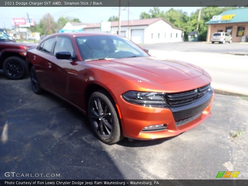 Sinamon Stick / Black 2021 Dodge Charger SXT AWD