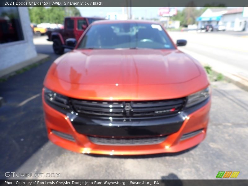 Sinamon Stick / Black 2021 Dodge Charger SXT AWD