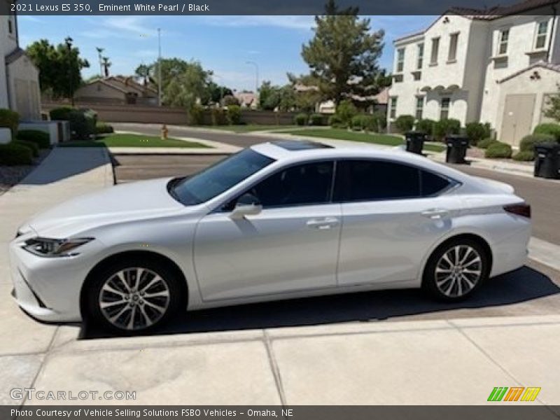 Eminent White Pearl / Black 2021 Lexus ES 350