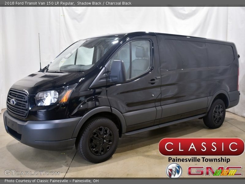 Shadow Black / Charcoal Black 2018 Ford Transit Van 150 LR Regular