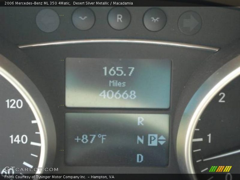 Desert Silver Metallic / Macadamia 2006 Mercedes-Benz ML 350 4Matic