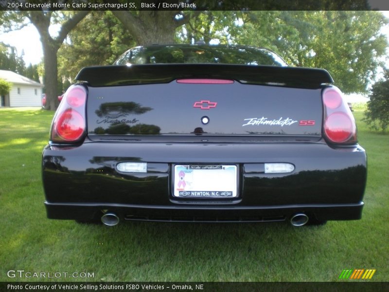 Black / Ebony Black 2004 Chevrolet Monte Carlo Supercharged SS