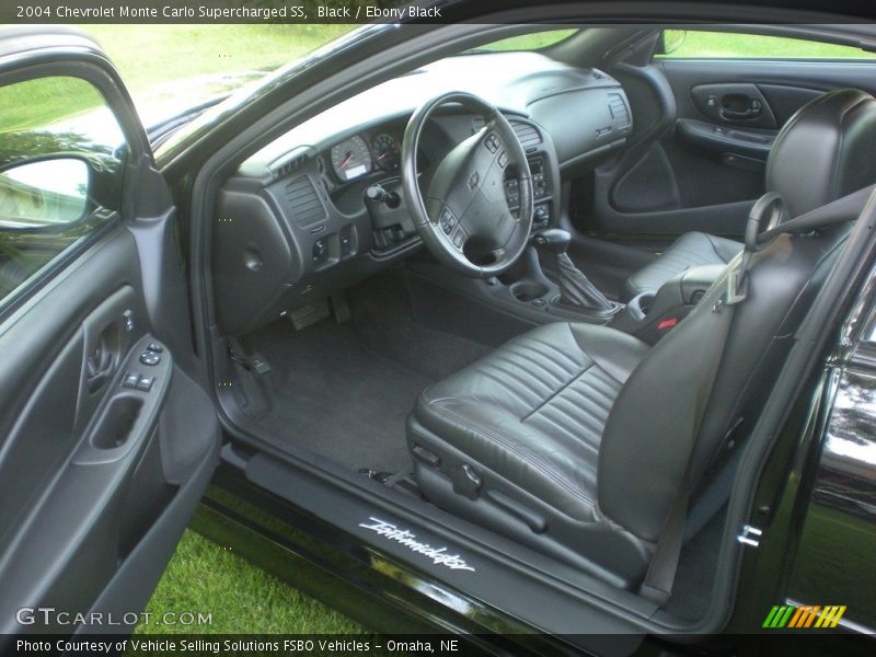 Black / Ebony Black 2004 Chevrolet Monte Carlo Supercharged SS