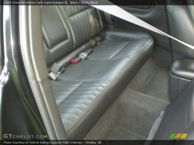Black / Ebony Black 2004 Chevrolet Monte Carlo Supercharged SS