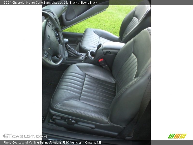 Black / Ebony Black 2004 Chevrolet Monte Carlo Supercharged SS
