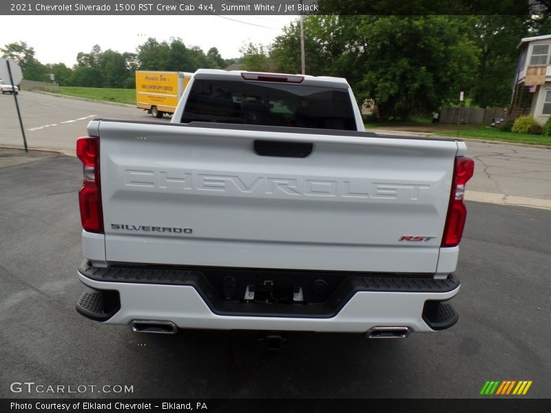 Summit White / Jet Black 2021 Chevrolet Silverado 1500 RST Crew Cab 4x4