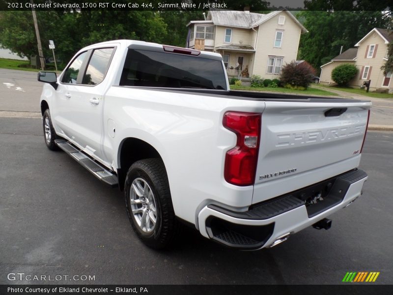 Summit White / Jet Black 2021 Chevrolet Silverado 1500 RST Crew Cab 4x4