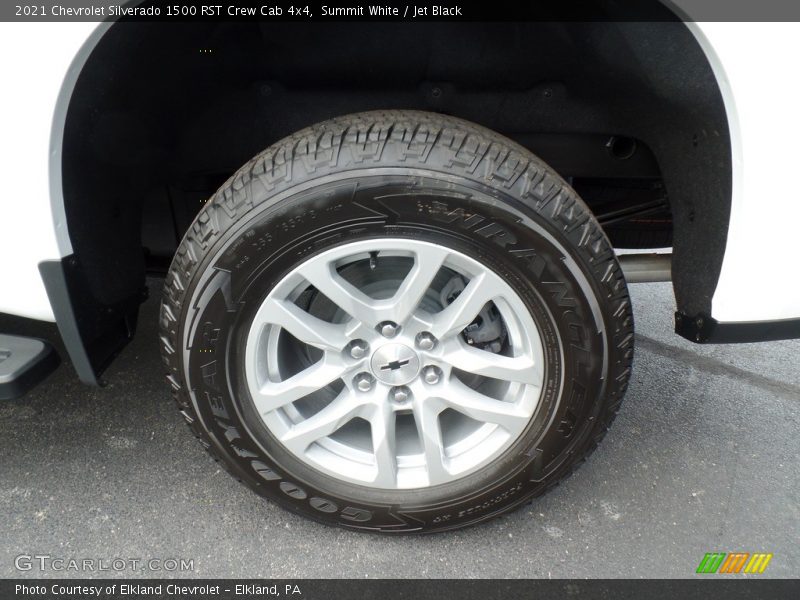 Summit White / Jet Black 2021 Chevrolet Silverado 1500 RST Crew Cab 4x4
