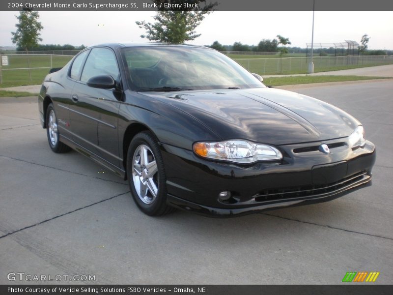 Black / Ebony Black 2004 Chevrolet Monte Carlo Supercharged SS