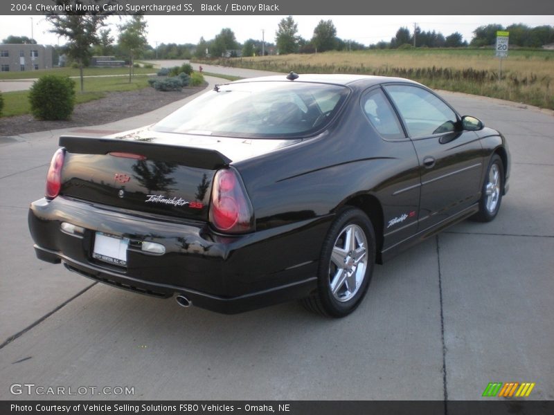 Black / Ebony Black 2004 Chevrolet Monte Carlo Supercharged SS