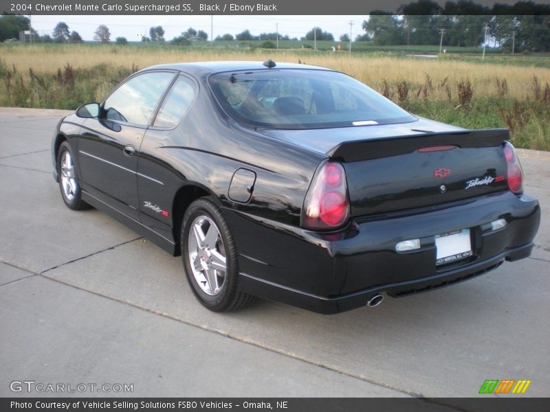 Black / Ebony Black 2004 Chevrolet Monte Carlo Supercharged SS