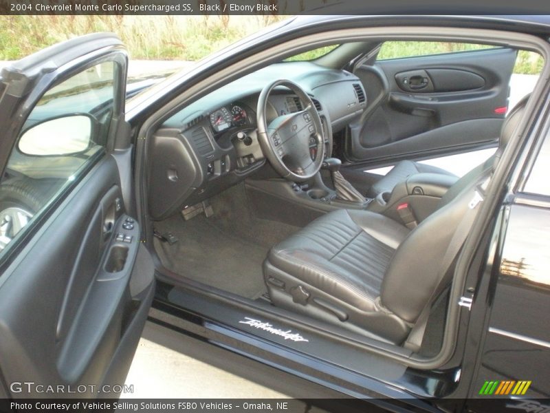 Black / Ebony Black 2004 Chevrolet Monte Carlo Supercharged SS