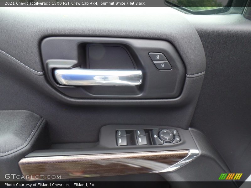 Summit White / Jet Black 2021 Chevrolet Silverado 1500 RST Crew Cab 4x4