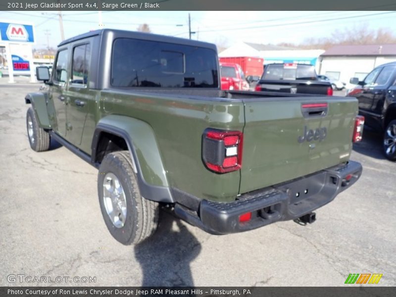Sarge Green / Black 2021 Jeep Gladiator Sport 4x4