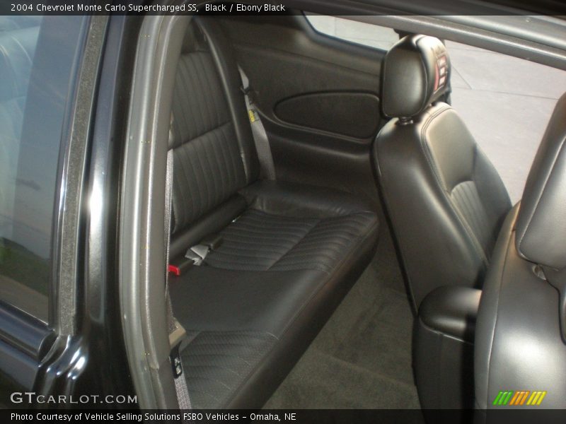Black / Ebony Black 2004 Chevrolet Monte Carlo Supercharged SS