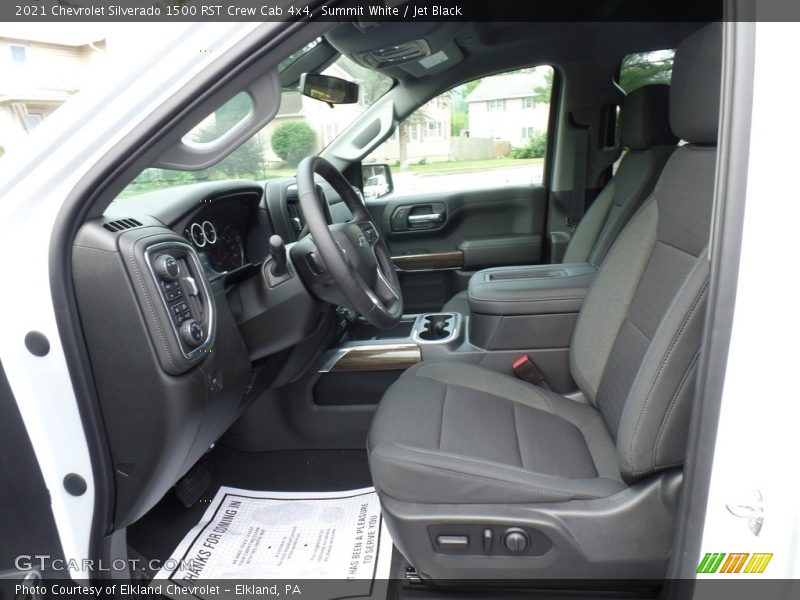 Summit White / Jet Black 2021 Chevrolet Silverado 1500 RST Crew Cab 4x4