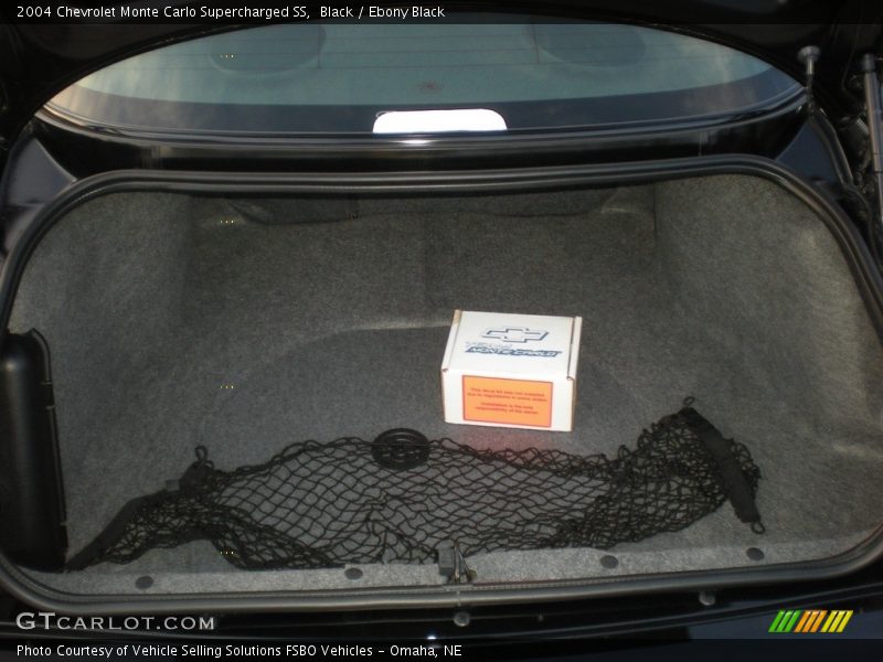 Black / Ebony Black 2004 Chevrolet Monte Carlo Supercharged SS