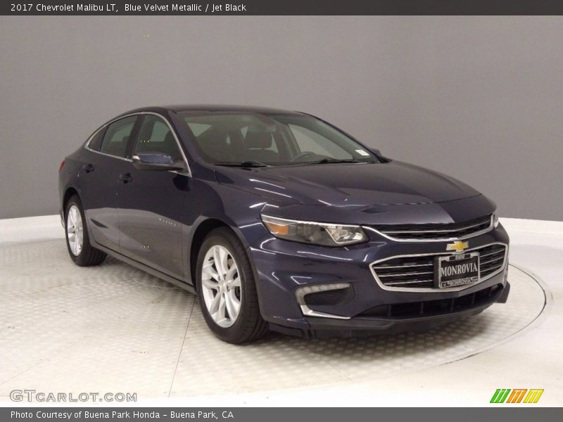 Blue Velvet Metallic / Jet Black 2017 Chevrolet Malibu LT