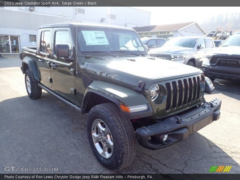 Sarge Green / Black 2021 Jeep Gladiator Sport 4x4