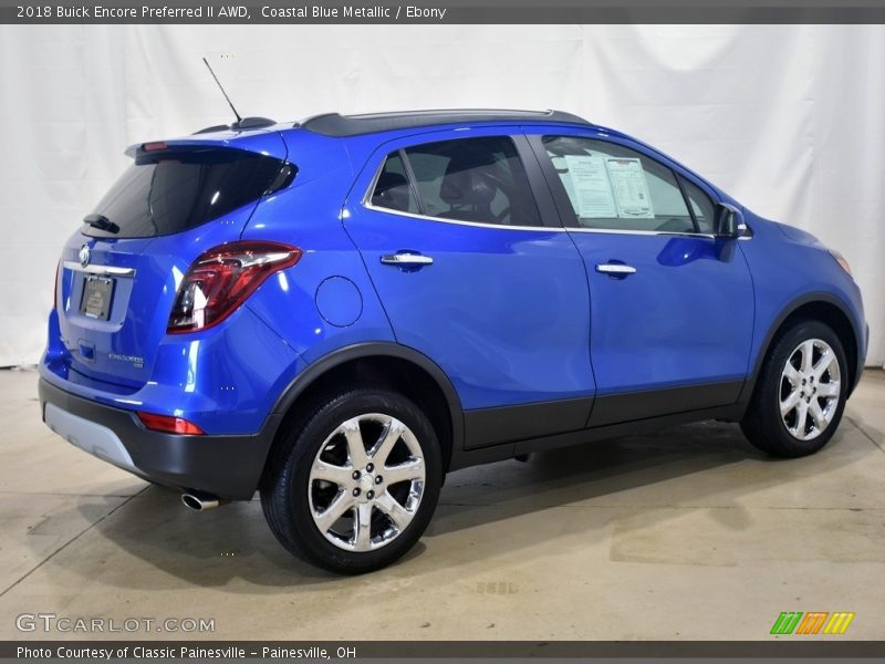 Coastal Blue Metallic / Ebony 2018 Buick Encore Preferred II AWD