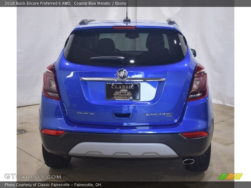 Coastal Blue Metallic / Ebony 2018 Buick Encore Preferred II AWD