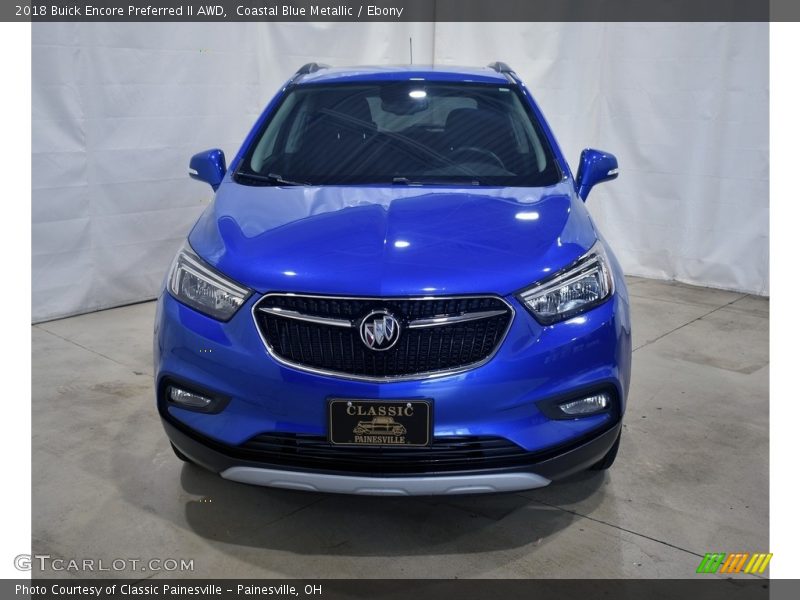 Coastal Blue Metallic / Ebony 2018 Buick Encore Preferred II AWD