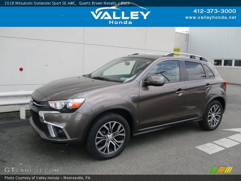 Quartz Brown Metallic / Black 2018 Mitsubishi Outlander Sport SE AWC