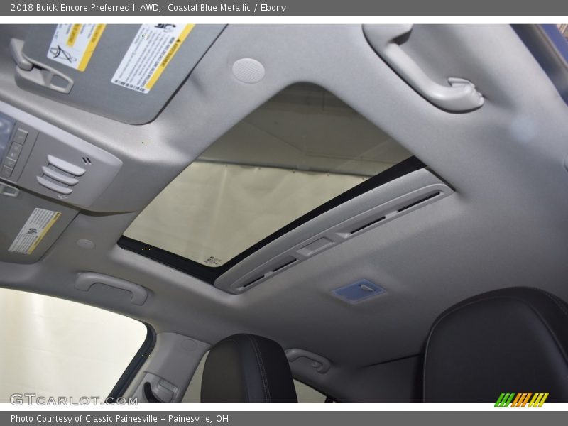 Coastal Blue Metallic / Ebony 2018 Buick Encore Preferred II AWD