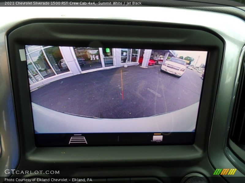 Summit White / Jet Black 2021 Chevrolet Silverado 1500 RST Crew Cab 4x4