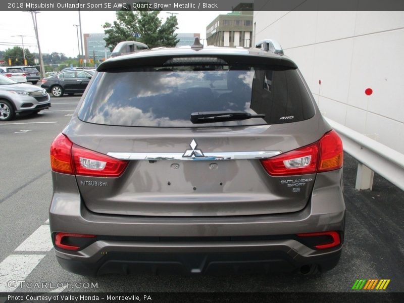 Quartz Brown Metallic / Black 2018 Mitsubishi Outlander Sport SE AWC