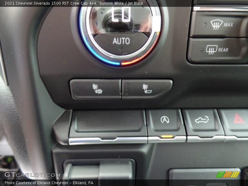 Summit White / Jet Black 2021 Chevrolet Silverado 1500 RST Crew Cab 4x4