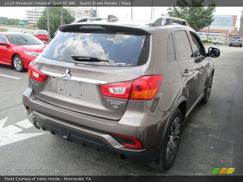 Quartz Brown Metallic / Black 2018 Mitsubishi Outlander Sport SE AWC