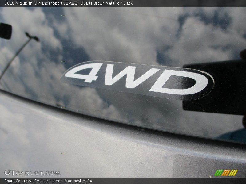 Quartz Brown Metallic / Black 2018 Mitsubishi Outlander Sport SE AWC