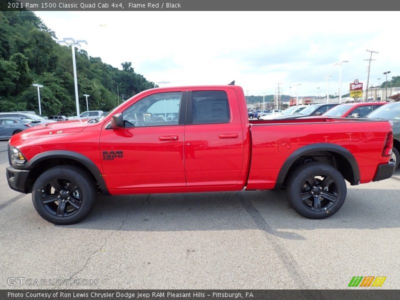 Flame Red / Black 2021 Ram 1500 Classic Quad Cab 4x4