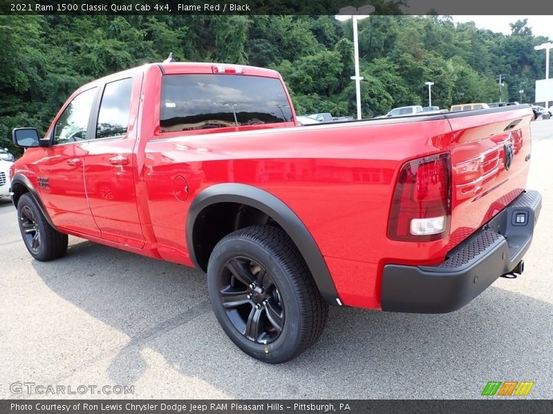 Flame Red / Black 2021 Ram 1500 Classic Quad Cab 4x4