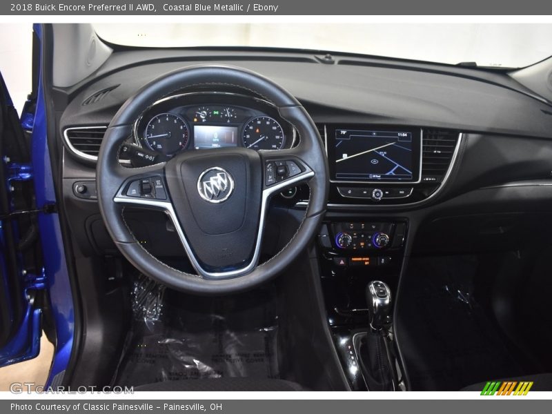 Coastal Blue Metallic / Ebony 2018 Buick Encore Preferred II AWD