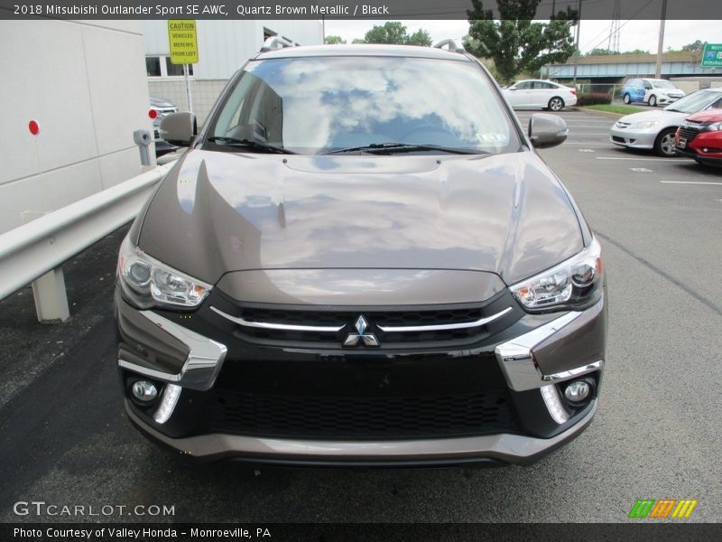 Quartz Brown Metallic / Black 2018 Mitsubishi Outlander Sport SE AWC