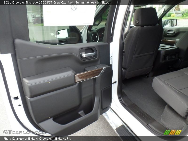 Summit White / Jet Black 2021 Chevrolet Silverado 1500 RST Crew Cab 4x4