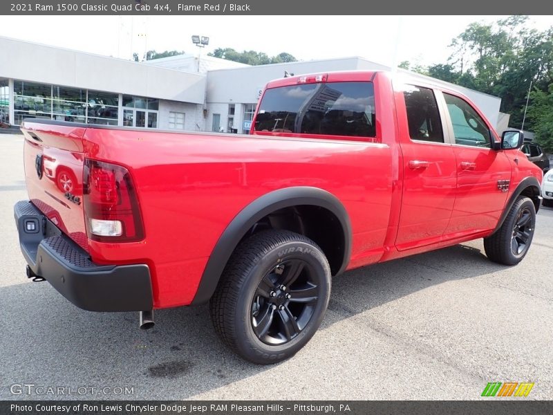 Flame Red / Black 2021 Ram 1500 Classic Quad Cab 4x4