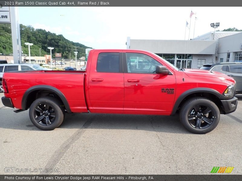 Flame Red / Black 2021 Ram 1500 Classic Quad Cab 4x4
