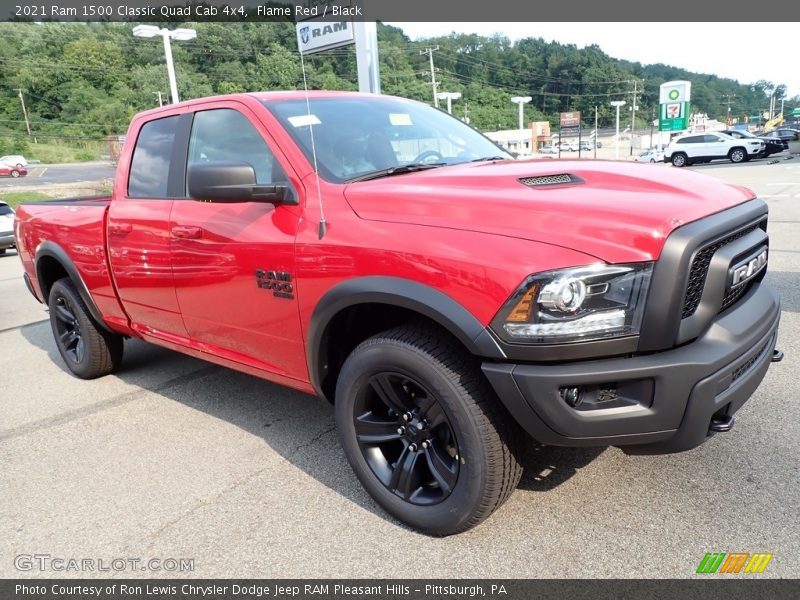 Flame Red / Black 2021 Ram 1500 Classic Quad Cab 4x4