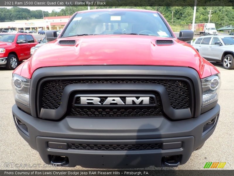 Flame Red / Black 2021 Ram 1500 Classic Quad Cab 4x4