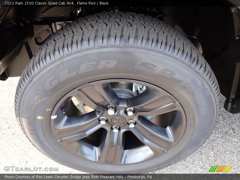 Flame Red / Black 2021 Ram 1500 Classic Quad Cab 4x4